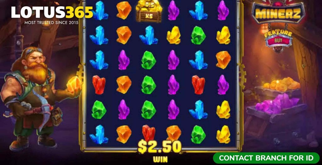 Minerz Slots on Lotus365 Exploring Bonus Features and Hidden Rewards 4 Minerz Slots bonus features