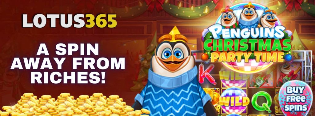Penguins Christmas Party Time Slot Review 3 Penguins Christmas bonus features