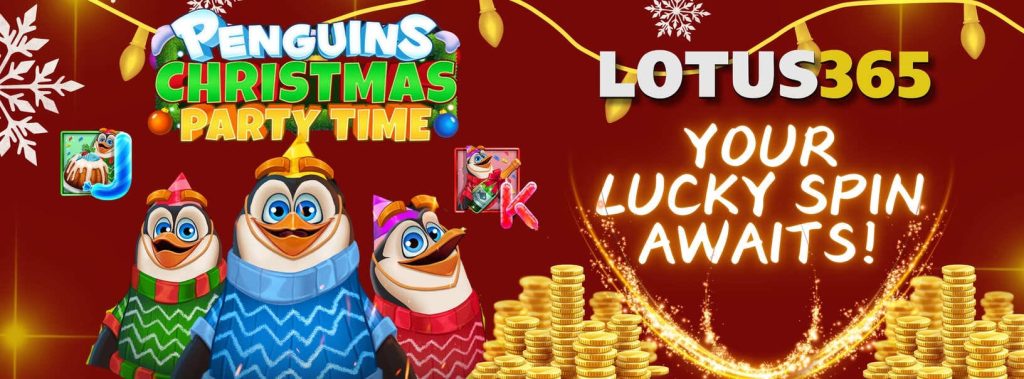 Penguins Christmas Party Time Slot Review 4 Play Penguins Christmas slot online