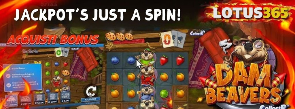 Jackpot Potential of Dam Beavers Slot on Lotus365 2 Dam Beavers Slot Features