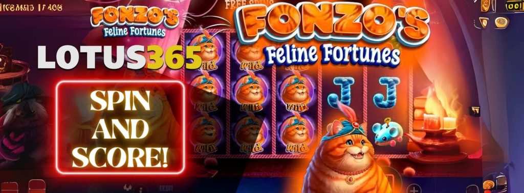 Fonzo Feline Fortunes Slot Review on Lotus365 7 Play Fonzo Feline Fortunes