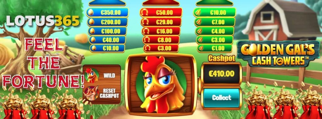 How to Play Golden Gals Cash Tower Slot on Lotus365 2 Golden Gals Cash Tower