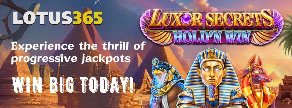Luxor Secrets Hold'n Win Review on Lotus365 6 Luxor Secrets Holdn Win big win