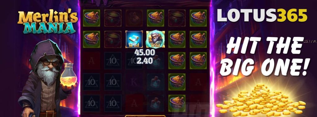 Guide to Playing Merlin's Mania Slot on Lotus365 6 Merlins Mania Slot on Lotus365