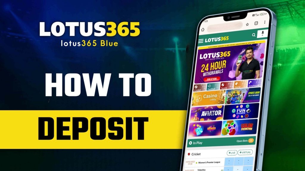 Lotus365 Blue 4 How to Deposit on Lotus365 Blue