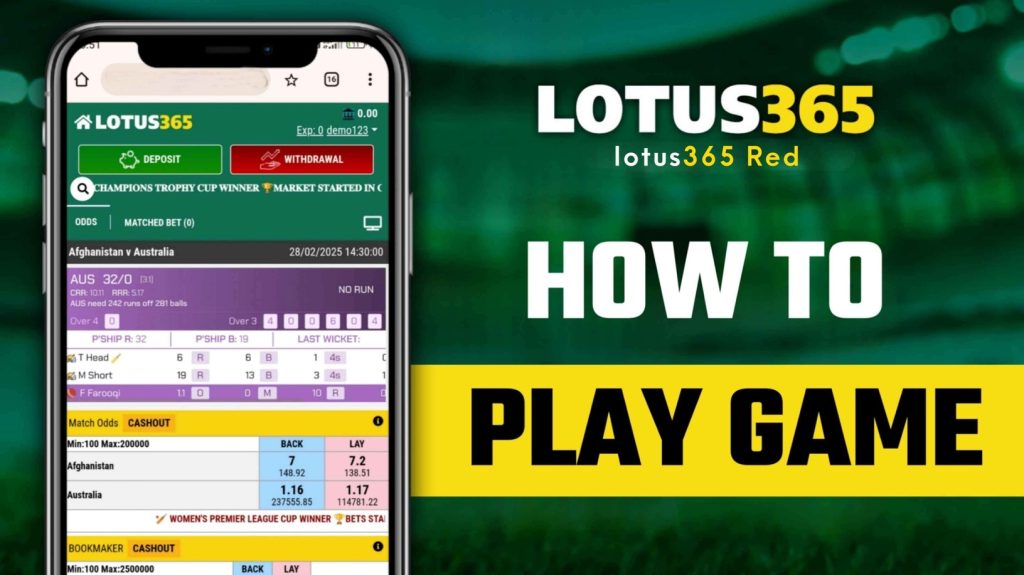 Lotus365 Red 3 How to Play Games on Lotus365 Red