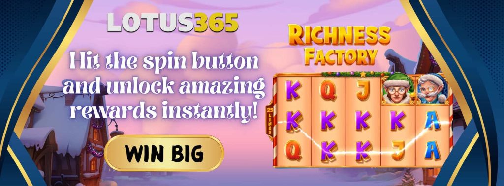 Richness Factory Slot Review on Lotus365 2 How to play Richness Factory Slot