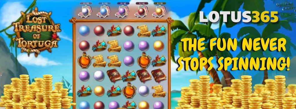 Guide to Playing Lost Treasure of Tortuga on Lotus365 7 Lost Treasure of Tortuga game features